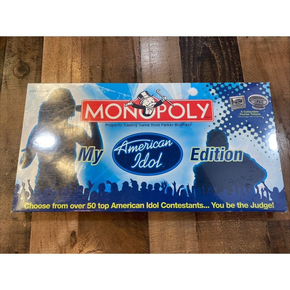 American Idol Collectors Edition Monopoly - Board Game FACTORY SEALED‎